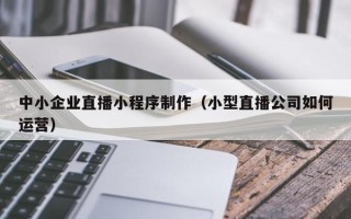 邵东中小企业直播小程序制作（小型直播公司如何运营）