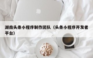邵东湖南头条小程序制作团队（头条小程序开发者平台）